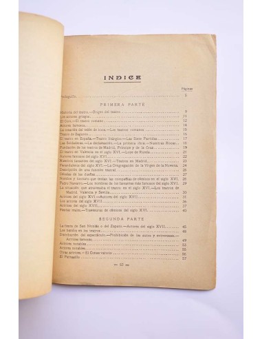 Historia del Teatro. Primera parte