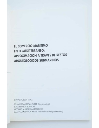 El comercio marítimo en el Mediterráneo....
