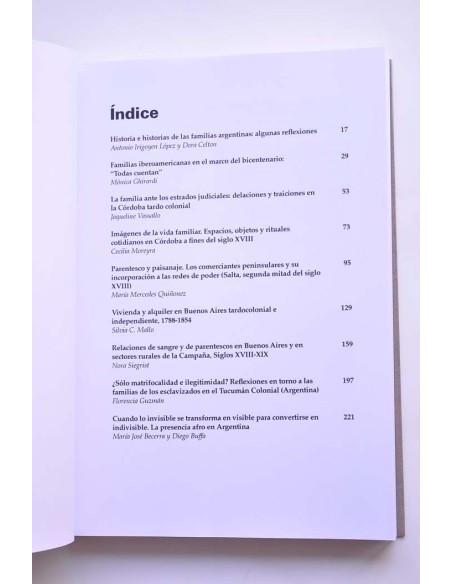 Miradas históricas sobre familias argentinas