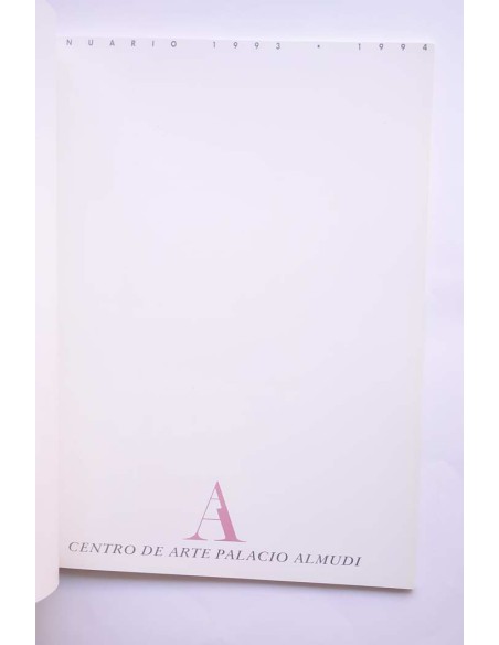 Centro de Arte Palacio Almudí. Anuario 1993 - 1994