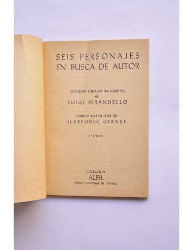 Seis personajes en busca de un autor