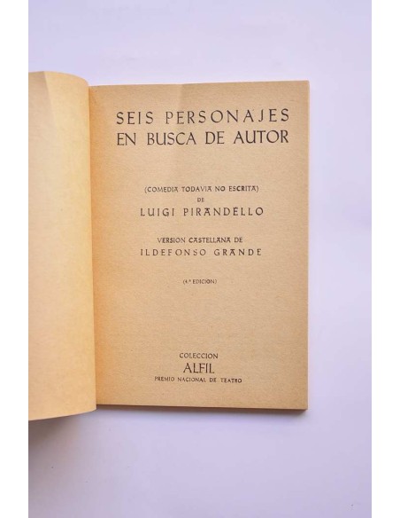 Seis personajes en busca de un autor