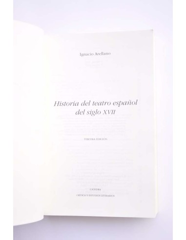 Historia del Teatro Español. Siglo XVII