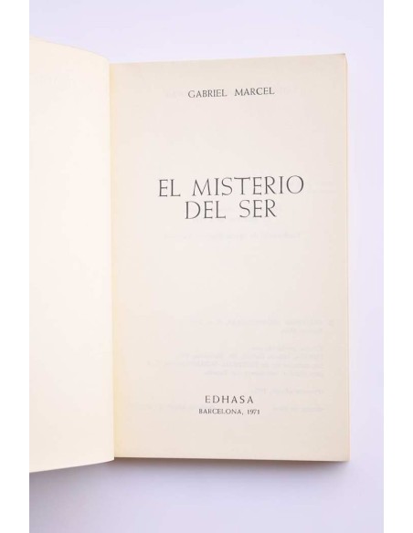 El misterio del ser
