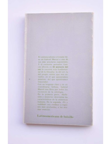 El misterio del ser
