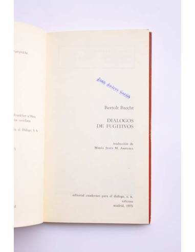 Diálogos de fugitivos