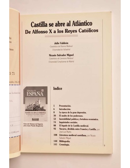 Castilla se abre al Atlántico. De Alfonso X a los Reyes Católicos