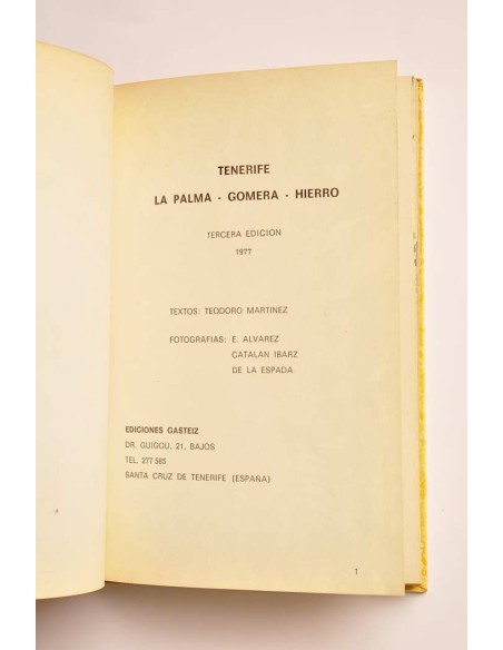 Tenerife, La Palma, Gomera, Hierro
