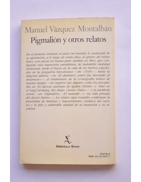 Pigmalión y otros relatos