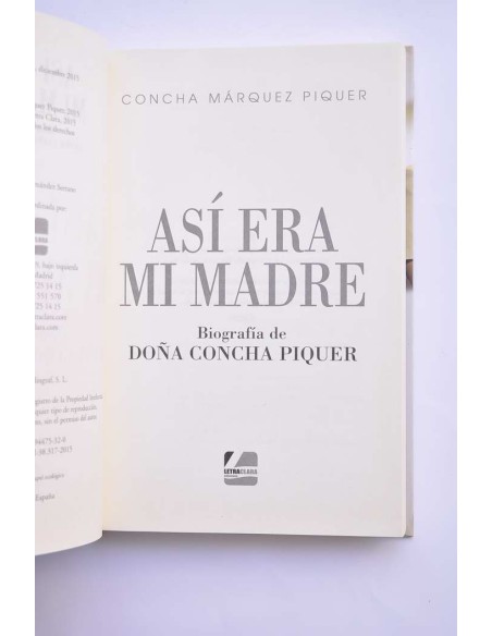 Así era mi madre. Biografía de Doña Concha Piquer