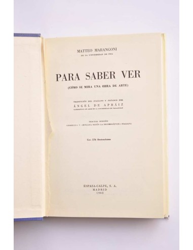 Para saber ver (cómo se mira una obra de arte)