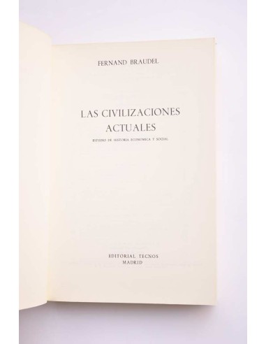 Las civilizaciones actuales. Estudio de...