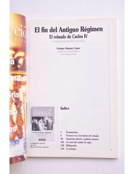 El fin del Antiguo Régimen. El reinado del Carlo IV