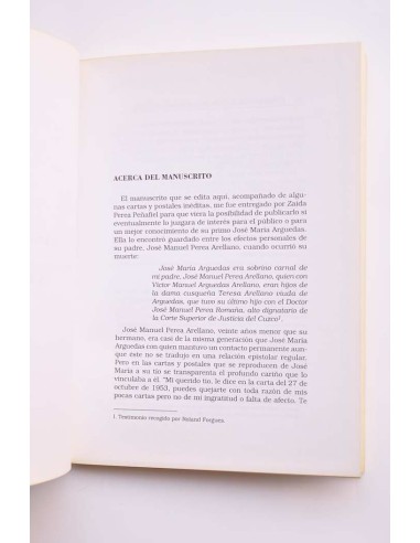 Arguedas. Documentos inéditos