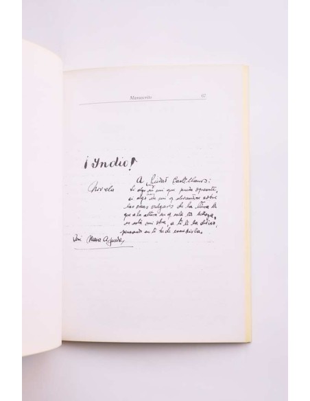 Arguedas. Documentos inéditos