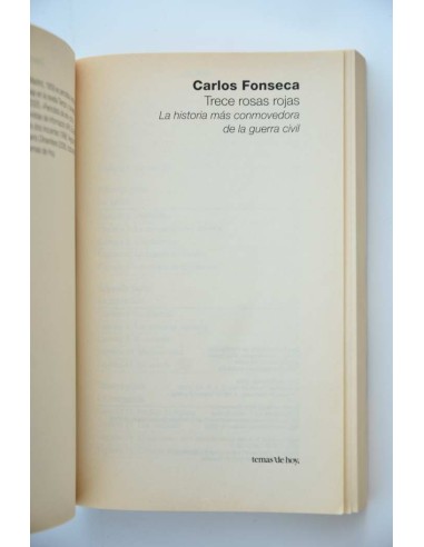 Trece rosas rojas : la  historia más...