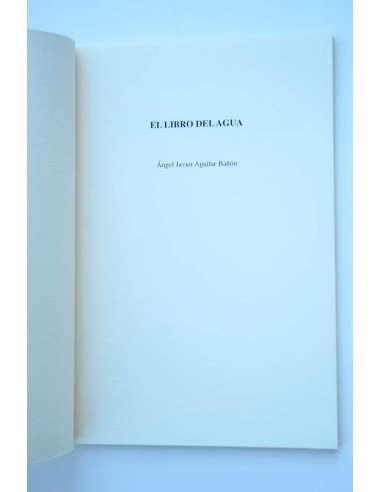 El libro del agua