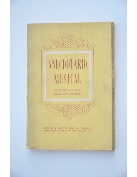 Anecdotario musical. Selecciones del Reader's Digest