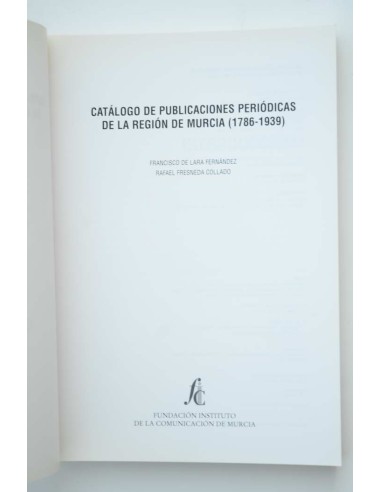 Catálogo de publicaciones periódicas de la...