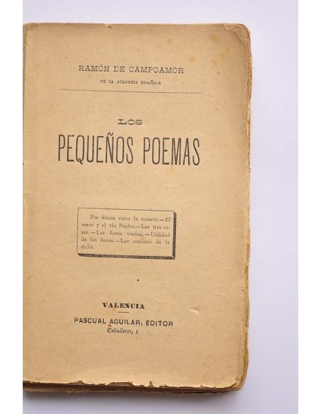 Los pequeños poemas. Tercera serie