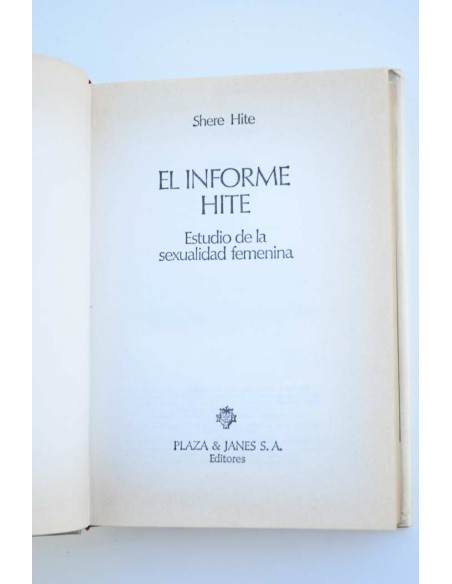 El informe Hite. Estudio de la sexualidad femenina