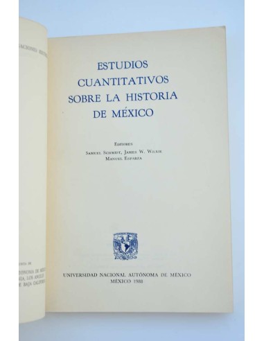Estudios cuantitativos sobre la historia de México