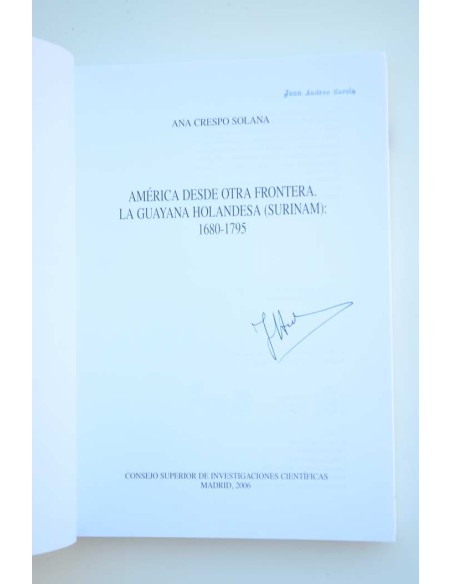 América desde otra frontera. La Guayana Holandesa (Surinam): 1680 - 1795