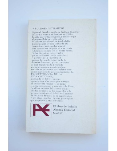 Psicopatología de la vida cotidiana