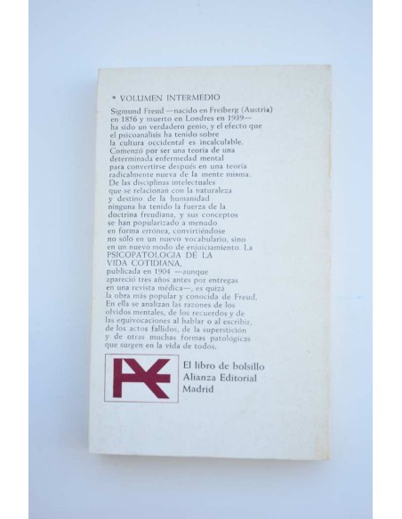 Psicopatología de la vida cotidiana