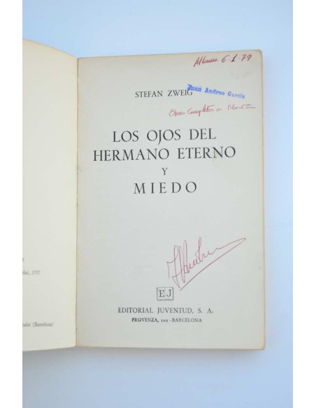 Los ojos del hermano eterno y Miedo