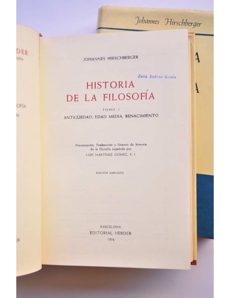 Historia de la filosofía