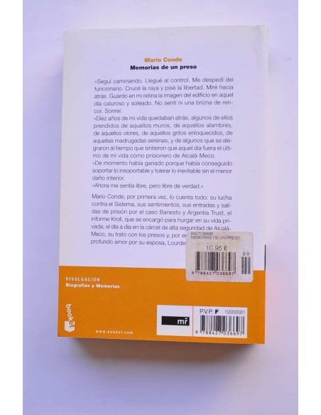 Memorias de un preso