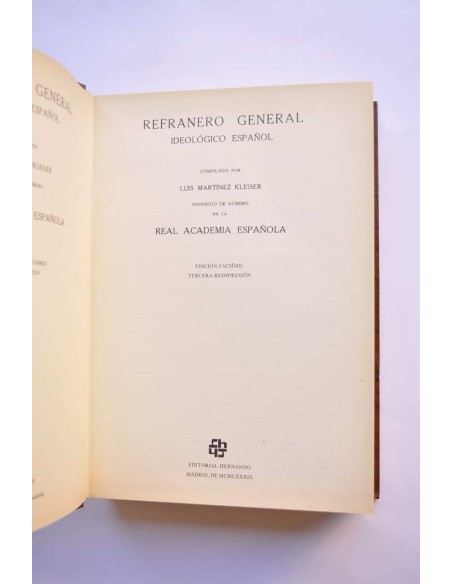 Refranero general ideológico español