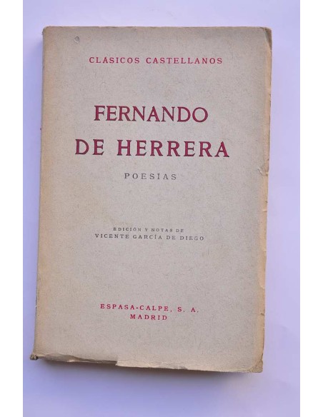 Fernando de Herrera. Poesías