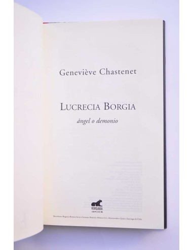Lucrecia Borgia ángel o demonio
