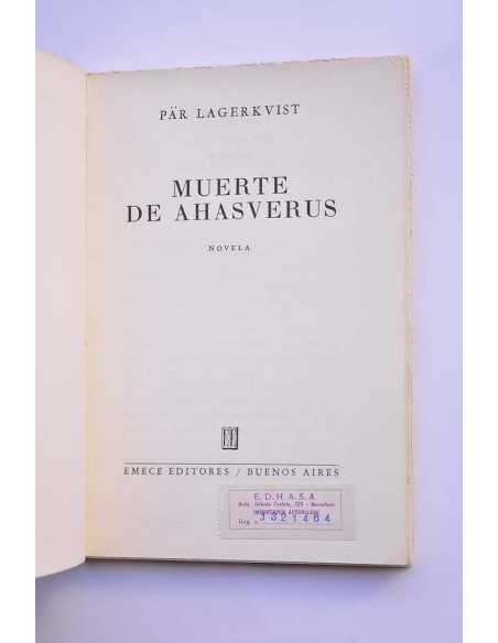Muerte de Ahasverus
