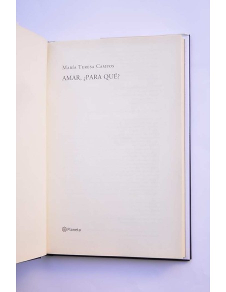 Amar ¿para qué?
