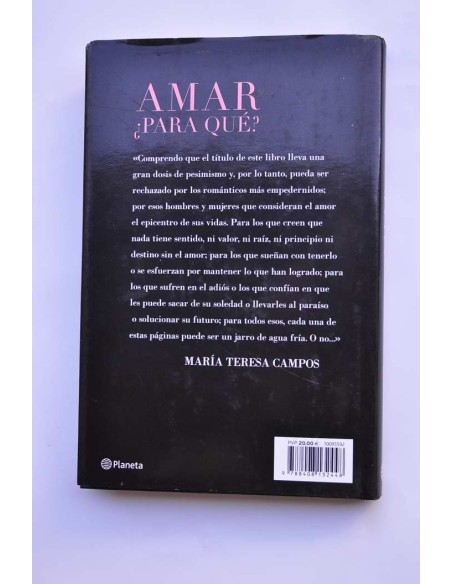 Amar ¿para qué?