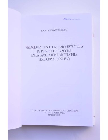 Relaciones de solidaridad y estrategia de...