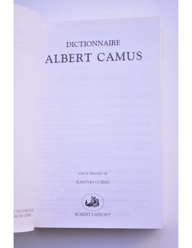 Dictionnaire Albert Camus