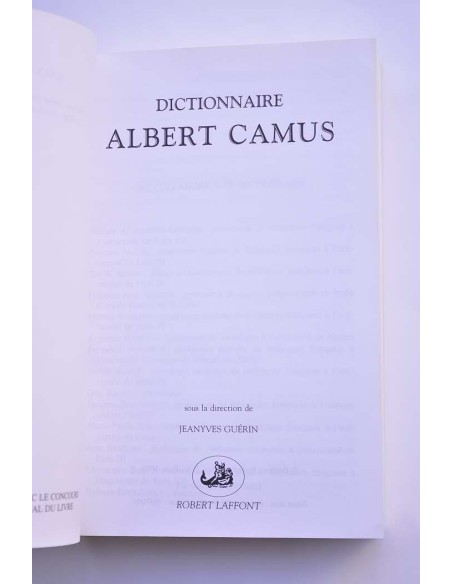 Dictionnaire Albert Camus