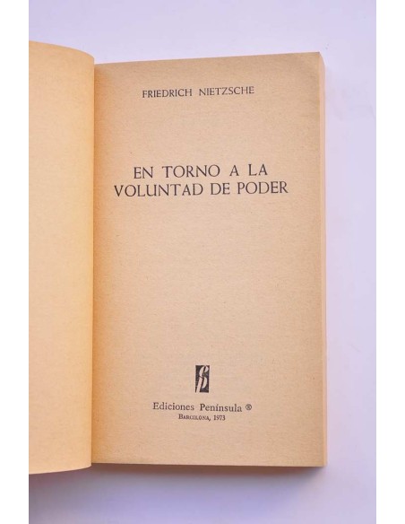 En torno a la voluntad de poder
