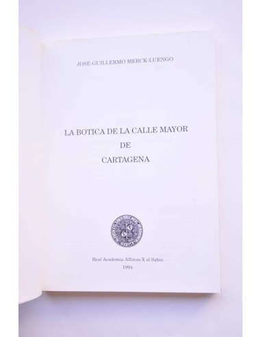 La botica de la calle mayor de Cartagena