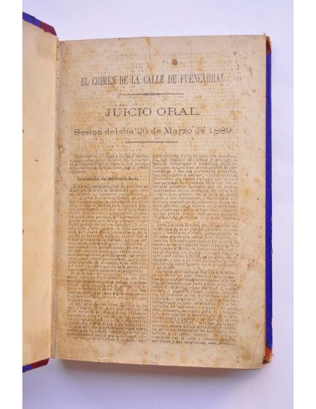 El crimen de la calle Fuencarral. Juicio oral. Sesión del día 26 de marzo de 1889