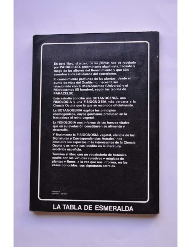 El arcano de las plantas. Sus propiedades...