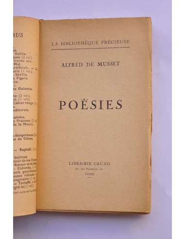 Alfred de Musset. Poésies