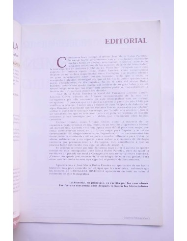Cartagena histórica. Cuaderno monográfico, nº 11