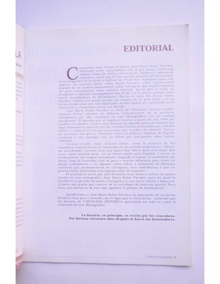 Cartagena histórica. Cuaderno monográfico, nº 11