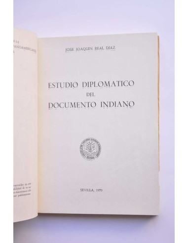 Estudio diplomático del documento indiano