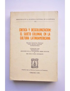 Crítica y descolonización: El sujeto colonial en la...